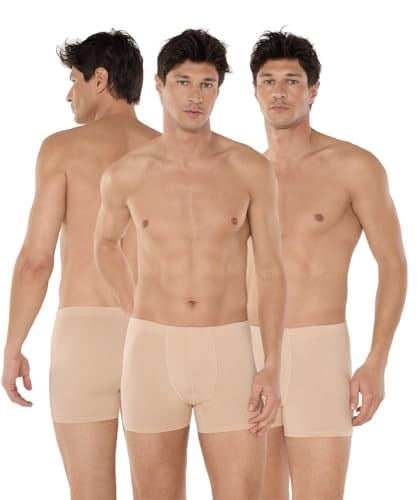 Görünmez Boxer Erkek 3 lü Likralı Modal İç Göstermeyen Boxer 058