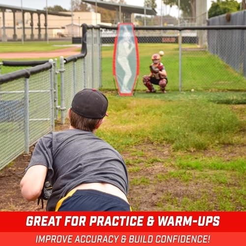 GoSports Baseball & Softball Xtraman Dummy Batter Pitching Training Mannequin - Übungs-Pitchinghilfe für verbesserte Genauigkeit und Sicherheit