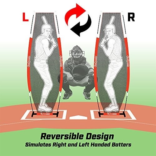 GoSports Baseball & Softball Xtraman Dummy Batter Pitching Training Mannequin - Übungs-Pitchinghilfe für verbesserte Genauigkeit und Sicherheit