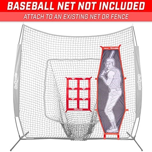GoSports Beyzbol ve Softbol Atış Kiti - Strike Zone & Xtraman Dummy Batter ile Doğruluk Eğitimi