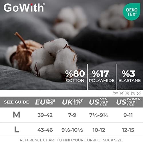 GoWith 4’lü-8li Siyah Renkli Çubuk Desenli Pamuk Erkek Patik Çorap - Bilek Boy Kısa Spor Koşu Yürüyüş Çorabı 3143