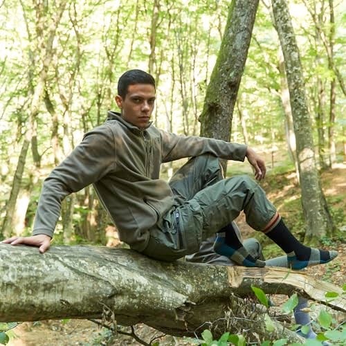 GoWith Yünlü Tam Havlulu Dikişsiz Kışlık Termal Erkek Kadın Çorap, Outdoor Hiking Trekking Yürüyüş Bot Çorabı 3597