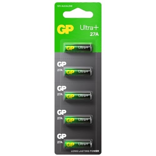 GP Batteries 27A Ultra Plus 27A/Mn27 Boy Pil, 12 Volt, 5li Kart - Seçenekler: 5li, Tekli