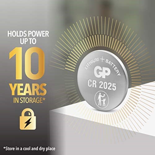 Gp Batteries Cr2025 2025 Boy Lityum Düğme Pil, 3 Volt, 5Li Kart - Seçenekler: 5li, Tekli