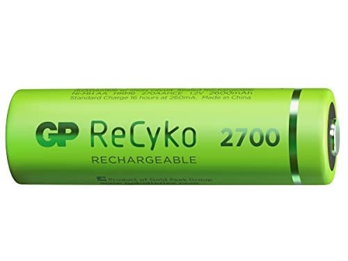 Gp Batteries Recyko+ 2700 Aa Kalem Ni-Mh Şarjlı Pil, 1.2 Volt, 2Li Kart - Seçenekler: 2li, 6lı