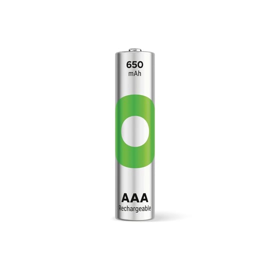 GP Batteries ReCyko 650 AAA İnce Kalem Ni-Mh Şarjlı Pil, 1.2 Volt, 4lü Kart