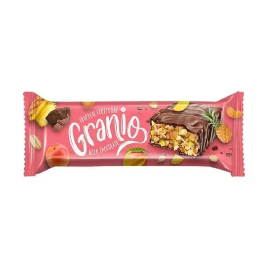 Granio Tropik Meyveli 40 gr Çikolata Kaplamalı Bar