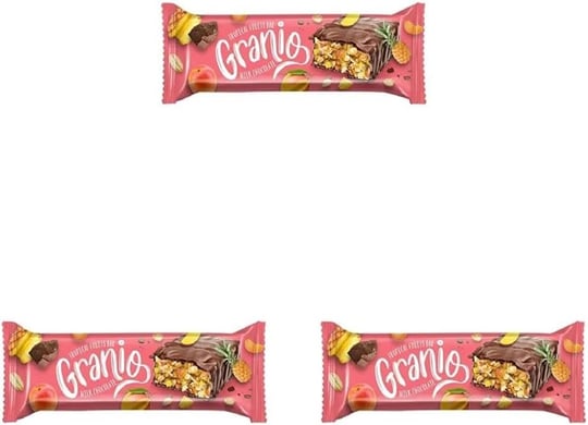 Granio Tropik Meyveli 40 gr Çikolata Kaplamalı Bar
