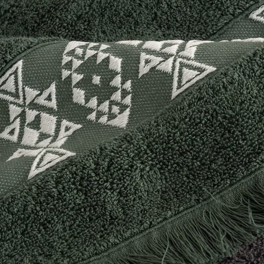 Green Black Hereke Heritage Serisi 4lü Havlu Seti Yeşil / Antrasit