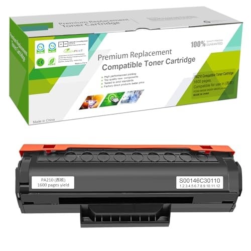 GREENPRINT Uyumlu Toner Kartuşu PA-210 PA210 PA 210 1600 Sayfa Siyah P2200 P2500W P2502W P2508W M6500NW M6500N M6500W M6550NW M6552NW M6552NW için 58NW MB. 6600N M6600NW M6602NW M6608NW GREENPRINT