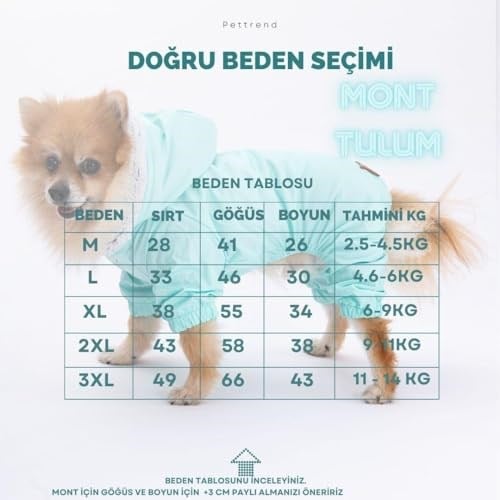 Gri Kürklü Tulum Yağmurluk Küçük Irk Yağmurluk Köpek Kıyafeti Köpek Yağmurluğu L