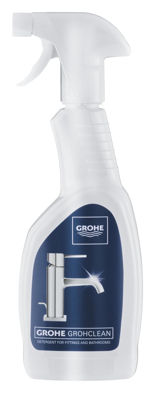 GROHE GrohClean Temizlik Spreyi, Batarya, Musluk, Mutfak, Duş ve Banyo Aksesuarları Temizleyici, Doğal ve Etkili, 500 ml, 48166000