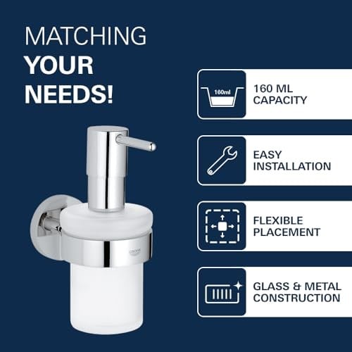 Grohe Sıvı Sabunluk Seti Essentials Krom - 40448001