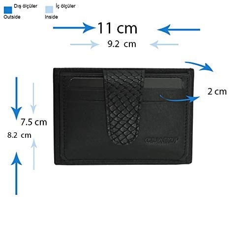 Guard 5246 Deri Kredi Kartlık