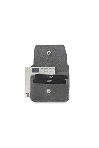 Guard Gri Crazy Patlı Kartlık Hakiki Deri Erkek/Kadın P5227