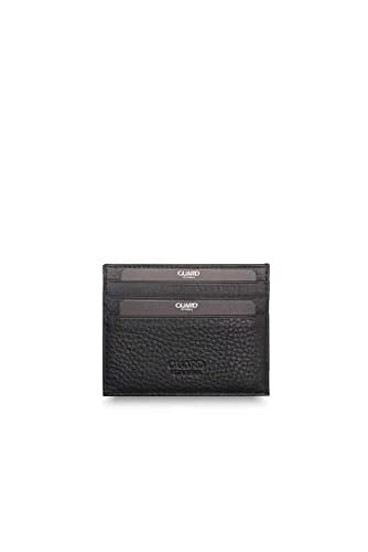 Guard Smart Mat Siyah Hakiki Deri Kartlık Erkek/Kadın P1092