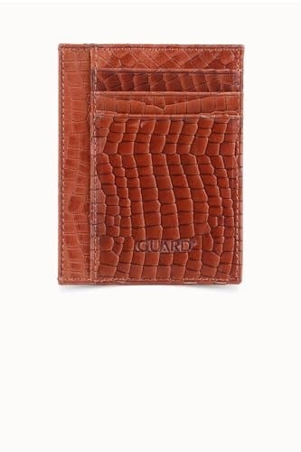 Guard Texas Baskı Taba Hakiki Deri Kartlık Erkek/Kadın P1092