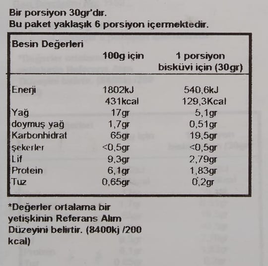 GULLON LİFLİ ŞEKERS.BİSK. 170 GR