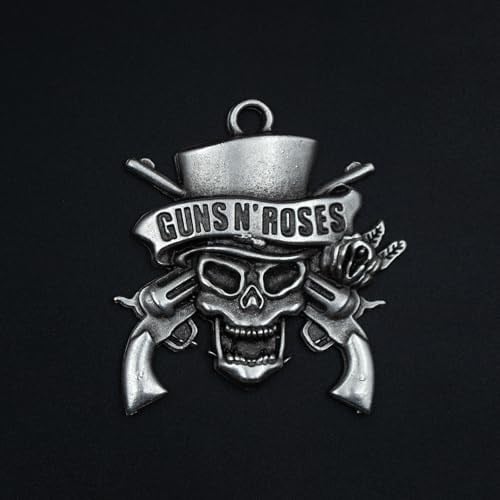 Gunsn Roses Örme Zincir Kolye - Gümüş Kaplama - Erkek Kadın Kolye - No:1543