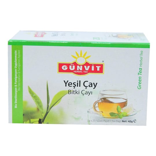 Günvit Yeşil Çay Bitki Çayı 20 Süzen Pşt