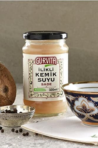 Gurvita Jöle Kıvamında İlikli Kemik Suyu Sade 320 Ml 12 li