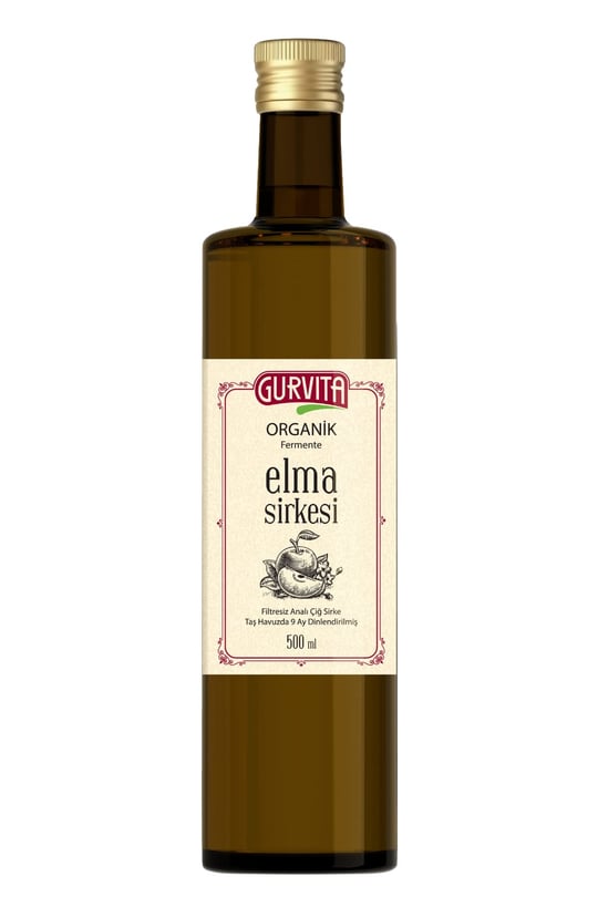 Gurvita Organik Elma Sirkesi 500 ml