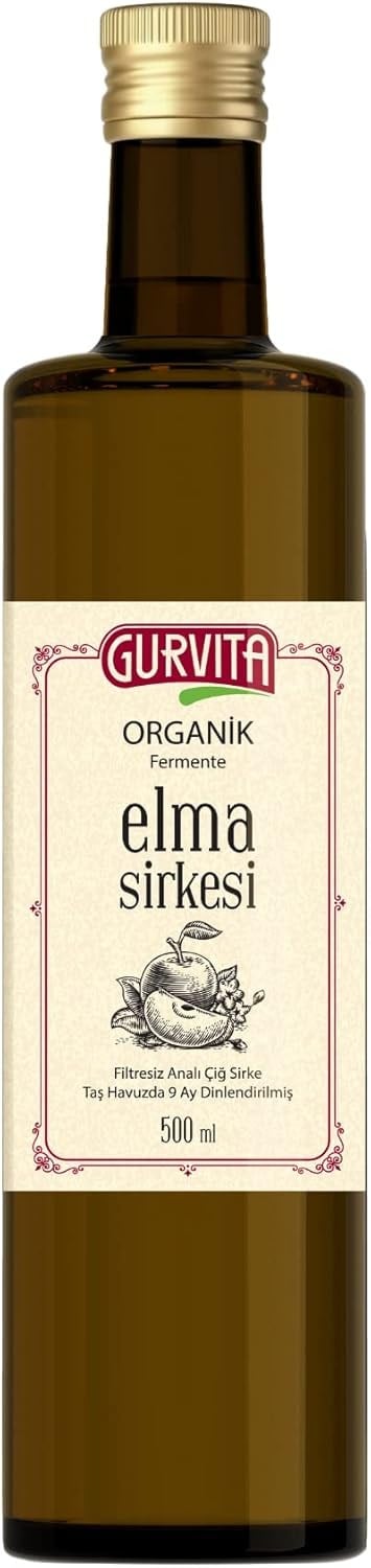 Gurvita Organik Elma Sirkesi 500 ml