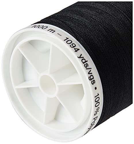 Gütermann enthältl Gewinde, Polyester, Schwarz, 1000 m