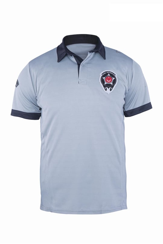 GÜVENLİK T-SHIRT YAZLIK (YENİ TİP) MAVİ XXS-1