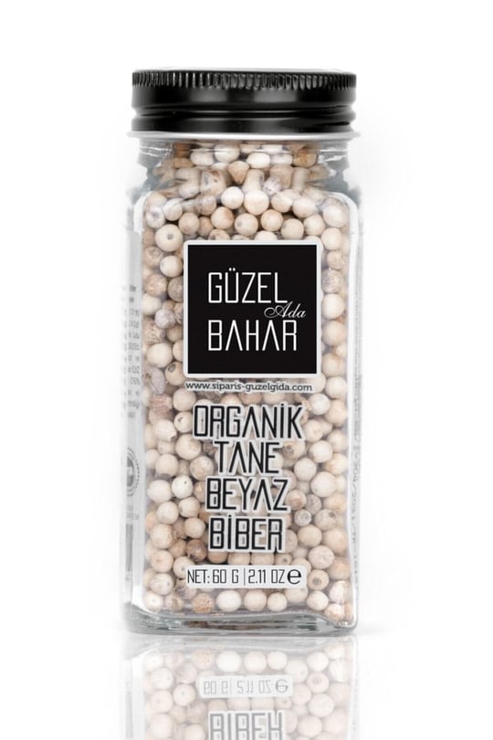 Güzel Ada Bahar Organik Tane Beyazbiber 60 g