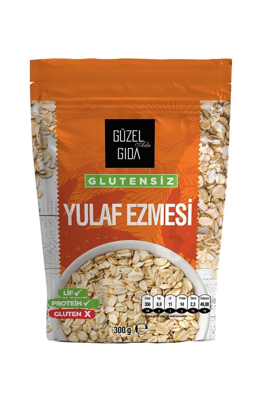 Güzel Ada Gıda Glutensiz Yulaf Ezmesi 300 Gr