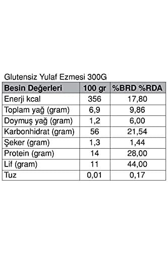 Güzel Ada Gıda Glutensiz Yulaf Ezmesi 300 Gr