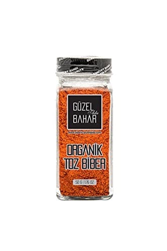 Güzel Ada Gıda Organik Toz Biber Tatlı 50 Gr (Tuzluklu)