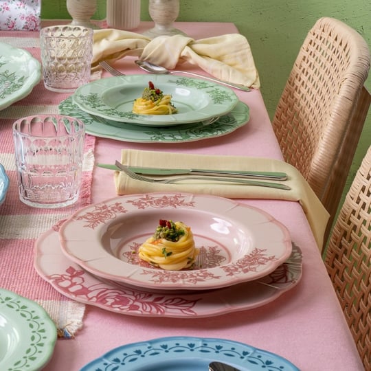 Guzzini Josephine Çukur Tabak 24 cm Pembe