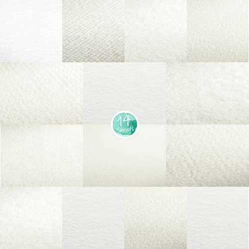 Hahnemühle 10 628 001 Watercolor Selection Suluboya Blok Kağıdı, 24x32, 200-600 GSM, 12 Çeşit - Seçenekler: 17x24, 24x32 cm, A4 Yatay, A5, A5 Yatay, A6, A6 Yatay...