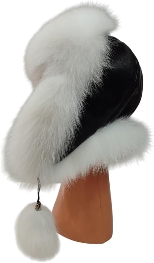 Hakiki Deri Kürklü Premium Ushanka