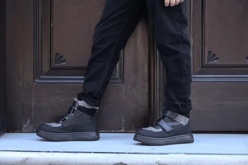 Hakiki Deri Kürklü Unisex Çocuk Klasik Bot 157KXA2710