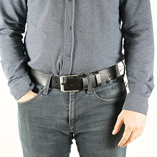 Hakiki Manda Derisi Erkek Kemer 4,5 Cm Kot Pantolon Spor Kemer