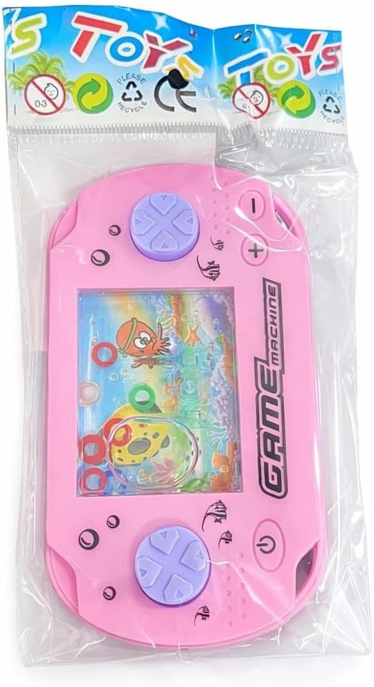 Halka Geçirme Oyunu Su Oyuncağı, Taşınabilir El Konsolu Tasarım, Tetris, Atari, Çok Renkli, Çocuklar için Eğlenceli Aktivite Oyunu 1 Adet
