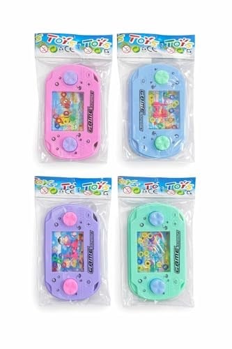 Halka Geçirme Oyunu Su Oyuncağı, Taşınabilir El Konsolu Tasarım, Tetris, Atari, Çok Renkli, Çocuklar için Eğlenceli Aktivite Oyunu 1 Adet