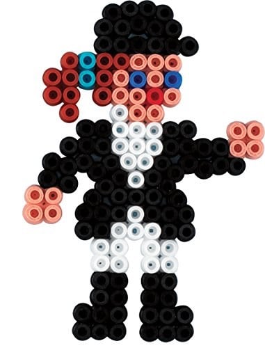 Hama 0644047 - Bügelperlen, 6000 Stück, schwarz