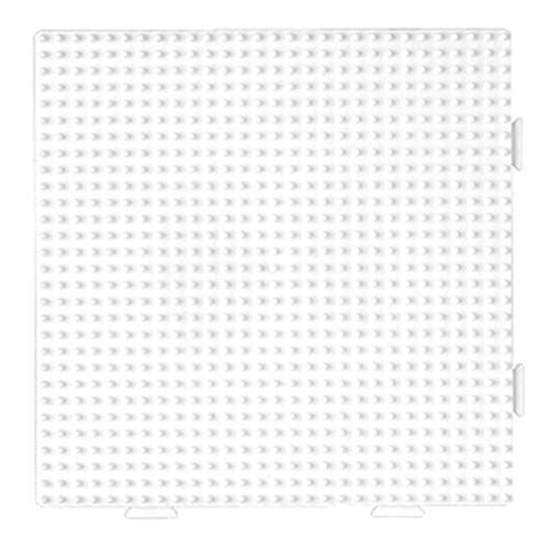 Hama (1, classic) - BEADS LARGE WHITE SQUARE SINGLE PEGBOARD NO. 234