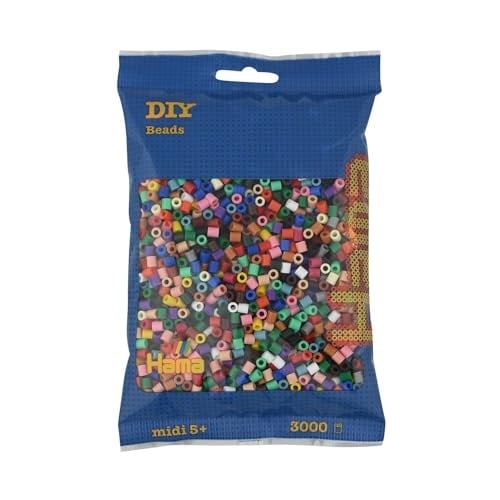 Hama 201-67 - The Original Beads, Full Tone Colours, 3000 Pcs