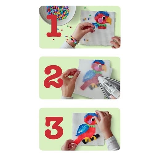Hama 207-05 - Ütü boncuğu, yakl. 1000 boncuk, kırmızı
