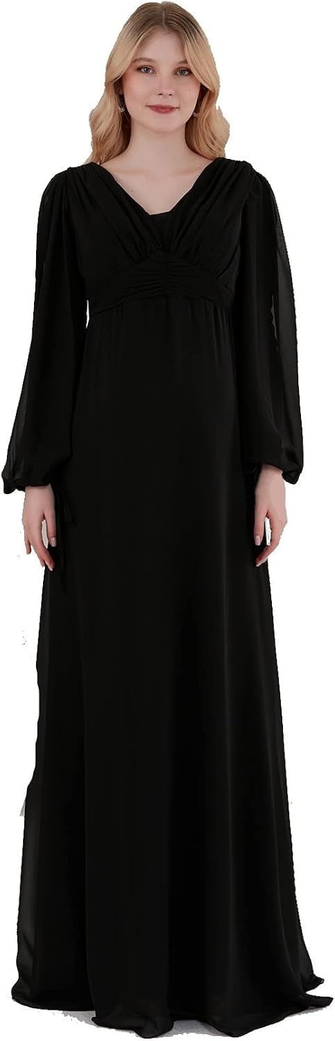 Hamile Abiye Elbise A0009 (as1, numeric_height, one_size, 40)