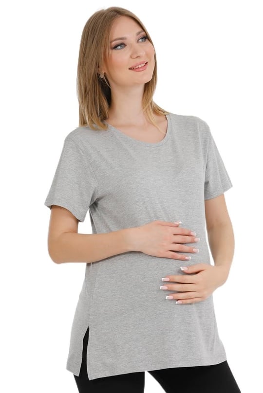 HAMİLE TSHIRT GRİ