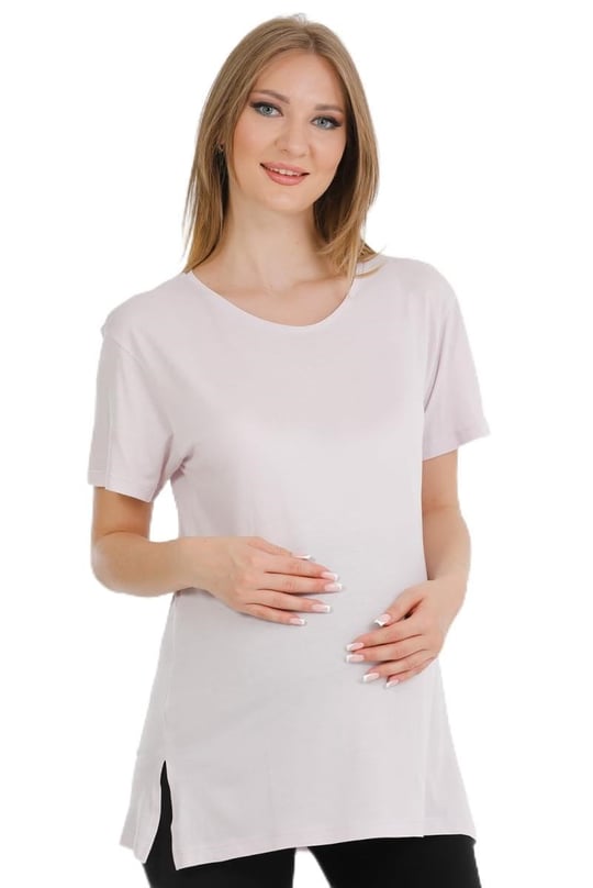 HAMİLE TSHIRT LİLA