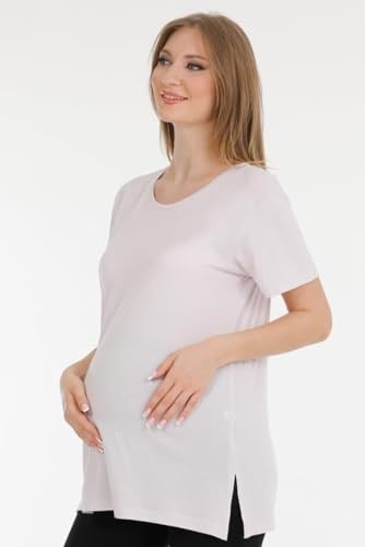 HAMİLE TSHIRT LİLA