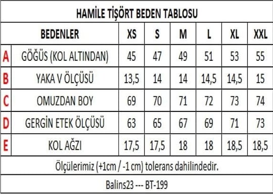 Hamile Vual Payetli Bluz Beyaz