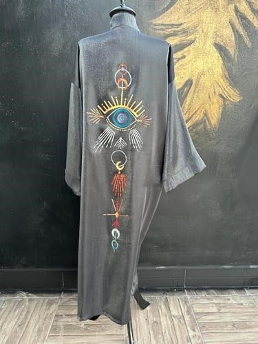 Hand-painted Raia Kimono